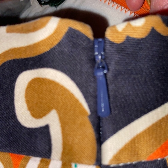 EUC J. CREW STRETCH WOMENS COTTON VINTAGE STYLE PAISLEY PATTERN MINI SKIRT•S/0 - Picture 11 of 14